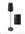 LAMP.SALLY LED G/CLAW CM12 H30   