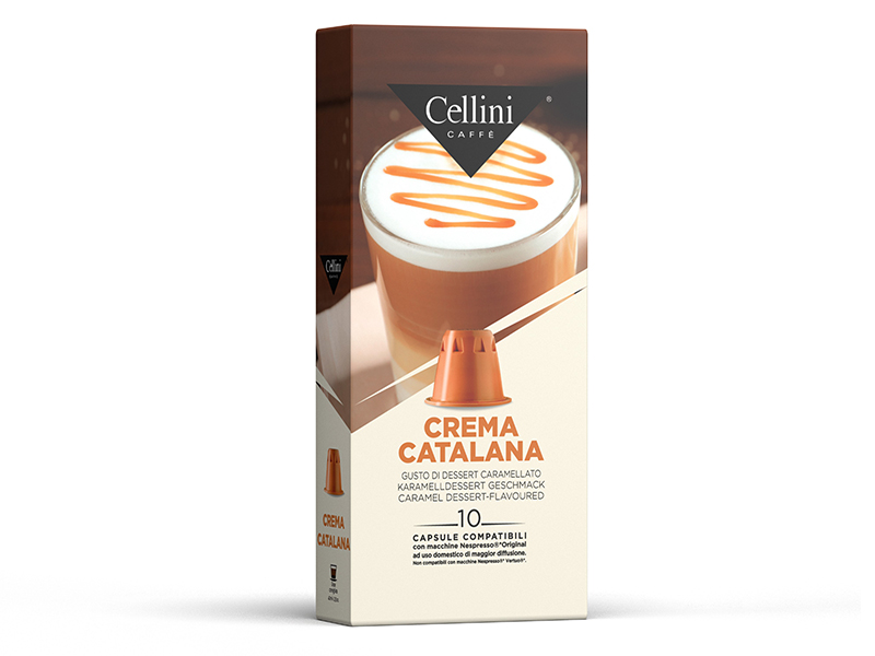 Cellini Caffè Aluminium Melodico Espresso 10 Capsule Compatibili 55 g